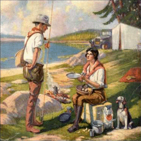 man "reporting' to wife