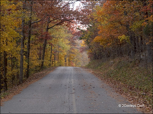 blanchard springs caverns paved roads