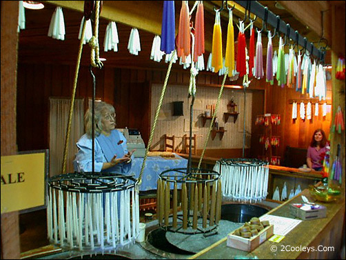 Ozark Folk Center candle maker