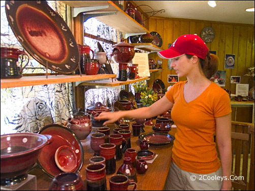 Ozark Folk Center pottery shop