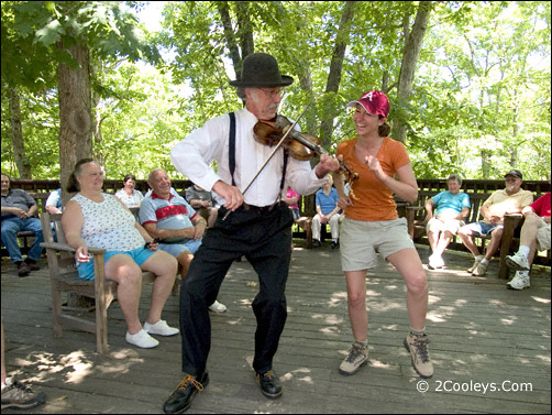 Ozark Folk Center - story teller