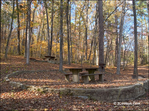 camping sites at gunner pool recreation area