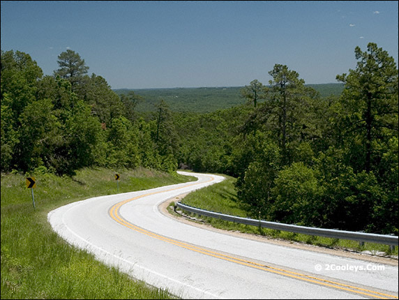 push mountain road views
