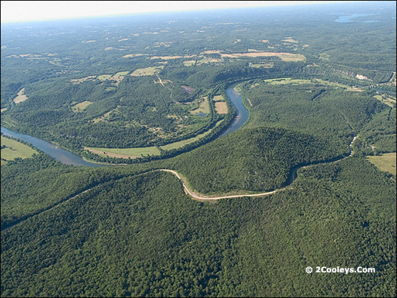 push mountain road aerial 2