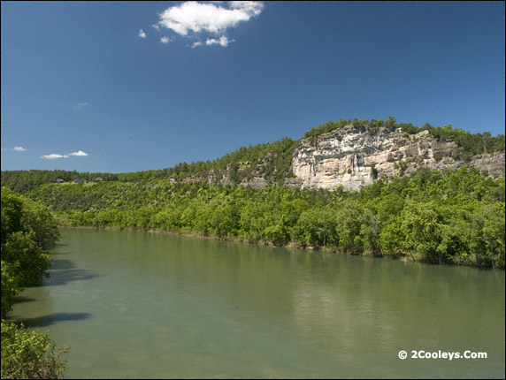 white bluff on white river