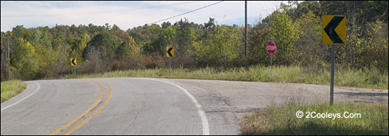 gunner road turn from hwy 5