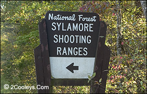 sylamore shooting range sign