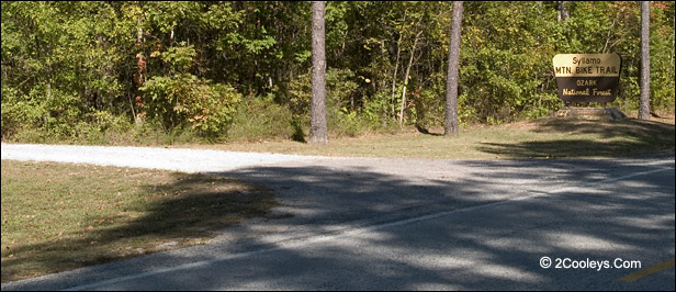 syllamo mountain bike trail main trailhead