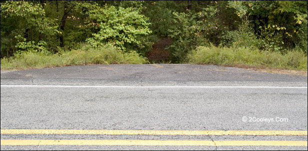 road entrance to tar water spring
